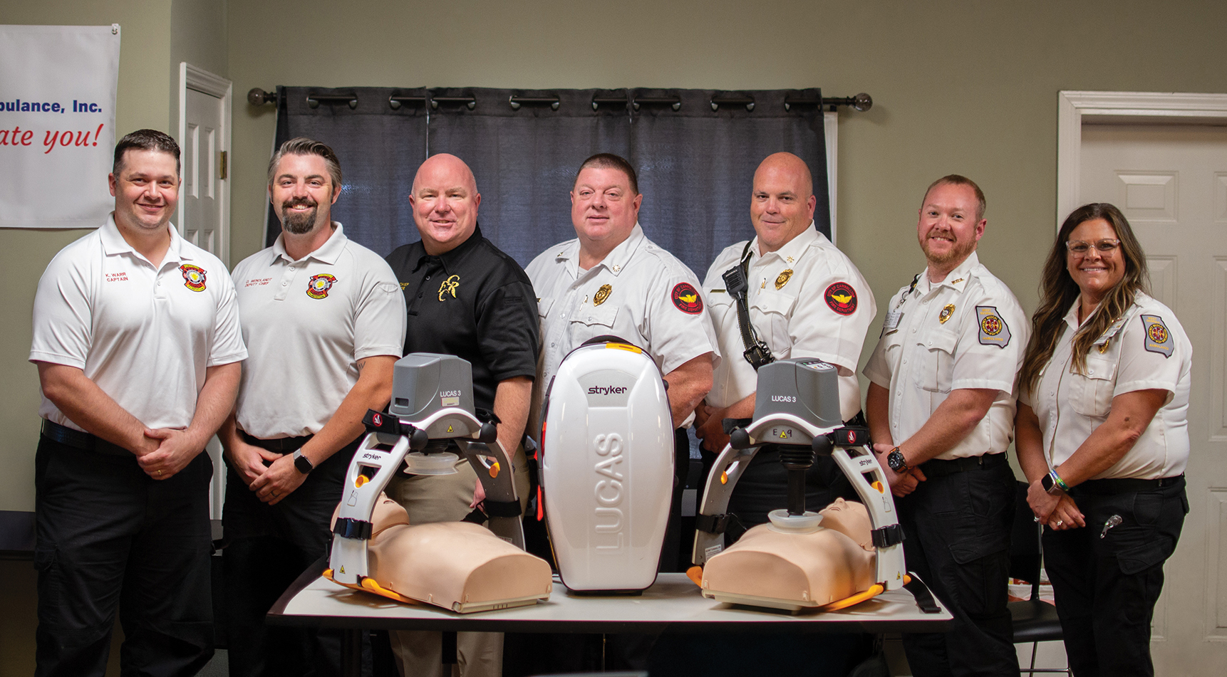 EMS teams with lucas